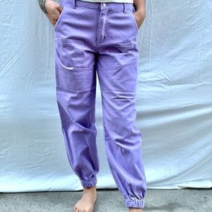 Purple Cargo pants